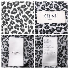 画像をギャラリービューアに読み込む, CELINE セリーヌ 20AW エディスリマン ハワイアンルーズレオパードプリント 総柄 長袖シャツ 2C268900H ビスコース 美品 中古 42516
