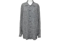 画像をギャラリービューアに読み込む, CELINE セリーヌ 20AW エディスリマン ハワイアンルーズレオパードプリント 総柄 長袖シャツ 2C268900H ビスコース 美品 中古 42516