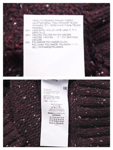 Maison Margiela メゾンマルジェラ オーバーサイズ セーター 19AW レッド トップス S50GP0163 S16788 サイズS 美品 中古 42519