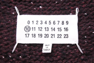 Maison Margiela メゾンマルジェラ オーバーサイズ セーター 19AW レッド トップス S50GP0163 S16788 サイズS 美品 中古 42519