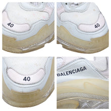 Load image into Gallery viewer, BALENCIAGA バレンシアガ Triple S トリプルエス クリアソールダッドスニーカー ホワイト 541624 サイズ26.5 中古 42522