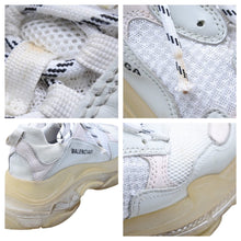 Load image into Gallery viewer, BALENCIAGA バレンシアガ Triple S トリプルエス クリアソールダッドスニーカー ホワイト 541624 サイズ26.5 中古 42522