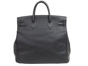 美品 HERMES エルメス バーキン オータクロア40 ブラック ノワール シルバー金具 トゴ □H刻印 2004年 中古 42534