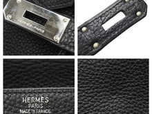 画像をギャラリービューアに読み込む, 美品 HERMES エルメス バーキン オータクロア40 ブラック ノワール シルバー金具 トゴ □H刻印 2004年 中古 42534