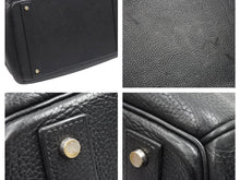 画像をギャラリービューアに読み込む, 美品 HERMES エルメス バーキン オータクロア40 ブラック ノワール シルバー金具 トゴ □H刻印 2004年 中古 42534