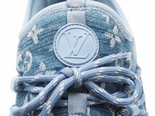 Load image into Gallery viewer, LOUIS VUITTON ルイ ヴィトン スニーカー モノグラム デニム スニーカー 1A4U47 サイズ 7 中古 42547