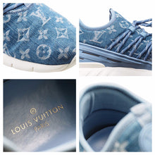 Load image into Gallery viewer, LOUIS VUITTON ルイ ヴィトン スニーカー モノグラム デニム スニーカー 1A4U47 サイズ 7 中古 42547