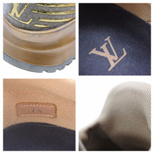 Load image into Gallery viewer, LOUIS VUITTON ルイ・ヴィトン スニーカー スニーカー ゴールド メッシュ 7 1/2 LV ロゴ 美品 中古 42548