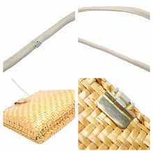 Load image into Gallery viewer, courreges クレージュ かごバッグ ショルダーバッグ ゴールド金具 ロゴ 鞄 カバン 斜め掛け 中古 42572