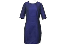 Load image into Gallery viewer, Christian Dior クリスチャンディオール ワンピース レース ブルー ピンク トップス 半袖 4C21687W1314 サイズ36 美品 中古 42578