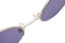 Load image into Gallery viewer, CHANEL シャネル サングラス メガネ アイウェア レア 希少 ヴィンテージ 14276 94306 金属 シルバー ブラック 美品 中古 42631
