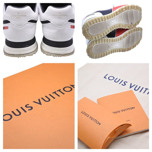 Louis Vuitton ルイヴィトン ランウェイライン スニーカー レザーシューズ レッド ホワイト ブラック サイズ7 良品 中古 42645