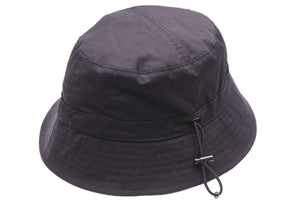 MONCLER モンクレール 22SS バケットハット ブラック 黒 ロゴ 帽子 サイズL 美品 中古 42656