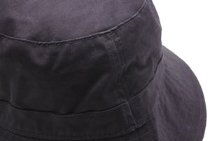 MONCLER モンクレール 22SS バケットハット ブラック 黒 ロゴ 帽子 サイズL 美品 中古 42656