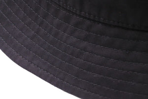 MONCLER モンクレール 22SS バケットハット ブラック 黒 ロゴ 帽子 サイズL 美品 中古 42656