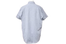 Load image into Gallery viewer, Martin Margiela マルタンマルジェラ 半袖シャツ トップス 袖切りっぱなし コットン ブルー 美品 中古 42669