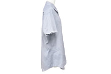 Load image into Gallery viewer, Martin Margiela マルタンマルジェラ 半袖シャツ トップス 袖切りっぱなし コットン ブルー 美品 中古 42669