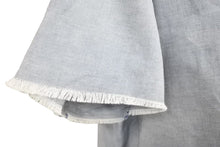 Load image into Gallery viewer, Martin Margiela マルタンマルジェラ 半袖シャツ トップス 袖切りっぱなし コットン ブルー 美品 中古 42669