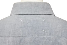 Load image into Gallery viewer, Martin Margiela マルタンマルジェラ 半袖シャツ トップス 袖切りっぱなし コットン ブルー 美品 中古 42669