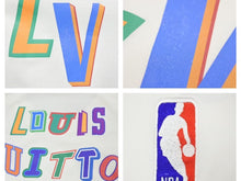 画像をギャラリービューアに読み込む, LOUIS VUITTON×NBA ルイヴィトン×エヌビーエー 半袖Ｔシャツ 第一弾 RM212M DT3 HLY20W サイズM 中古 42670 正規品