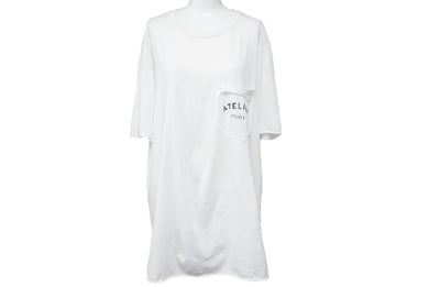 MAISON MARGIELA メゾンマルジェラ アトリエカットオフTシャツ 半袖 18SS Atelier Tee 75011 ホワイト サイズ50 中古 美品 42673