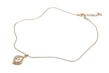 Load image into Gallery viewer, Christian Dior クリスチャンディオール ネックレス ラインストーン ロゴ ゴールド アクセサリー 小物 美品 中古 7.1g 42681