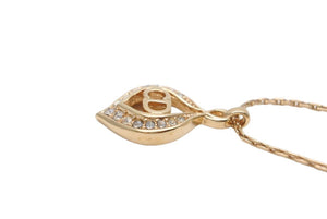 Christian Dior クリスチャンディオール ネックレス ラインストーン ロゴ ゴールド アクセサリー 小物 美品 中古 7.1g 42681