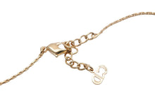Load image into Gallery viewer, Christian Dior クリスチャンディオール ネックレス ラインストーン ロゴ ゴールド アクセサリー 小物 美品 中古 7.1g 42681