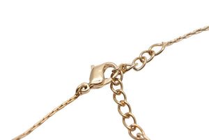 Christian Dior クリスチャンディオール ネックレス ラインストーン ロゴ ゴールド アクセサリー 小物 美品 中古 7.1g 42681