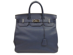 HERMES エルメス オータクロア 40 ブルーニュイ トゴ シルバー金具 HERMES 40 BLEU NUIT □N 美品 42711 中古