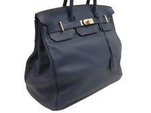 画像をギャラリービューアに読み込む, HERMES エルメス オータクロア 40 ブルーニュイ トゴ シルバー金具 HERMES 40 BLEU NUIT □N 美品 42711 中古