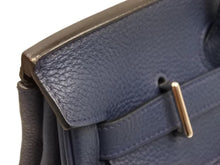画像をギャラリービューアに読み込む, HERMES エルメス オータクロア 40 ブルーニュイ トゴ シルバー金具 HERMES 40 BLEU NUIT □N 美品 42711 中古