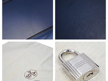 画像をギャラリービューアに読み込む, HERMES エルメス オータクロア 40 ブルーニュイ トゴ シルバー金具 HERMES 40 BLEU NUIT □N 美品 42711 中古