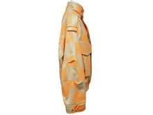 Load image into Gallery viewer, LOUIS VUITTON ルイ・ヴィトン ラフィア ダミエ ボンバー ジャケット オレンジ 21AW アウター 1A8P63 サイズ46 美品 中古 42776