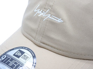 新品 Yohji Yamamoto ヨウジヤマモト NewEra ニューエラ キャップ ECOPET 9THIRTY MINILOGO 2022SS ベージュ 42798