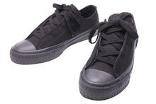 Load image into Gallery viewer, Yohji Yamamoto ヨウジヤマモト ローカット キャンバス スニーカー ブラック シューズ 靴 サイズ5 美品 中古 42800