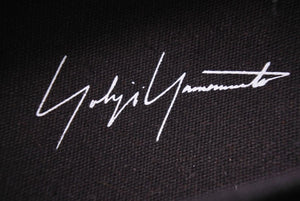 Yohji Yamamoto ヨウジヤマモト ローカット キャンバス スニーカー ブラック シューズ 靴 サイズ5 美品 中古 42800