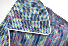 画像をギャラリービューアに読み込む, LOUIS VUITTON ルイ ヴィトン FHT051 長袖シャツ 19AW ヴァージル シルク 3D モノグラム サイズ 34 美品 中古 42813