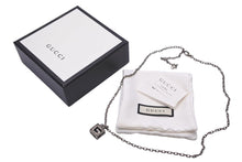 Load image into Gallery viewer, 美品 GUCCI グッチ ネックレス ペンダント スクエアG シルバー925 24.9g アクセサリー チェーン ジュエリー 552768 中古 42819