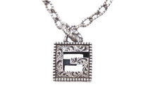 Load image into Gallery viewer, 美品 GUCCI グッチ ネックレス ペンダント スクエアG シルバー925 24.9g アクセサリー チェーン ジュエリー 552768 中古 42819