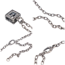 Load image into Gallery viewer, 美品 GUCCI グッチ ネックレス ペンダント スクエアG シルバー925 24.9g アクセサリー チェーン ジュエリー 552768 中古 42819