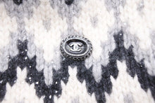 Load image into Gallery viewer, CHANEL シャネル ニット ニットキャップ 46772K05930 ウール カシミア ノルディック柄 ブラック サンプル品 美品 中古 42826