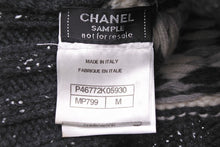 Load image into Gallery viewer, CHANEL シャネル ニット ニットキャップ 46772K05930 ウール カシミア ノルディック柄 ブラック サンプル品 美品 中古 42826