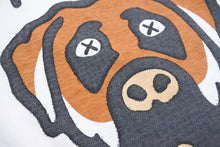 Load image into Gallery viewer, HUMAN MADE ヒューマンメイド I KNOW NIGO KAWS Tシャツ カットソー コットン ホワイト ブラウン サイズXL 美品 中古 42855