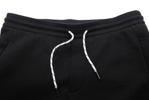EMPORIO ARMANI エンポリオアルマーニ スウェットパンツ 3L1PFV 1JHSZ コットン ポリエステル ブラック XS 美品 中古 42881