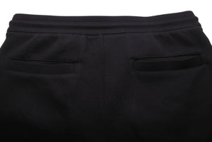EMPORIO ARMANI エンポリオアルマーニ スウェットパンツ 3L1PFV 1JHSZ コットン ポリエステル ブラック XS 美品 中古 42881