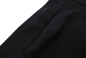 EMPORIO ARMANI エンポリオアルマーニ スウェットパンツ 3L1PFV 1JHSZ コットン ポリエステル ブラック XS 美品 中古 42881