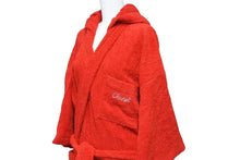 Load image into Gallery viewer, 極美品 CHANEL シャネル バスローブ ココマーク ファレルウィリアムス コラボ レッド P61066V46885 サイズM 中古 42898