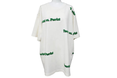 LOUIS VUITTON ルイ・ヴィトン 半袖Ｔシャツ 21AW Tourist VS Purist 1A971R ホワイト グリーン サイズL 中古 42910