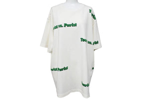 LOUIS VUITTON ルイ・ヴィトン 半袖Ｔシャツ 21AW Tourist VS Purist 1A971R ホワイト グリーン サイズL 中古 42910